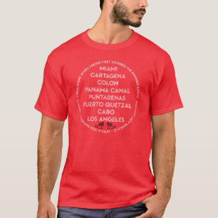 Panamakanal erste Durchfahrt T-Shirt