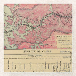 Panamakanal Glasuntersetzer