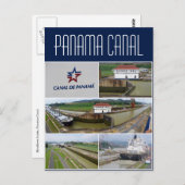 Panamakanal-Miraflores Postkarte (Vorne/Hinten)