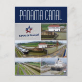 Panamakanal-Miraflores Postkarte (Vorderseite)