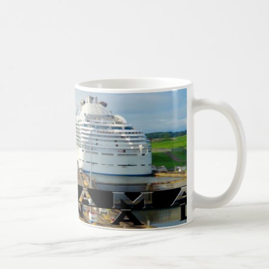 Panamakanal Souvenir Kaffeetasse (Rechts)