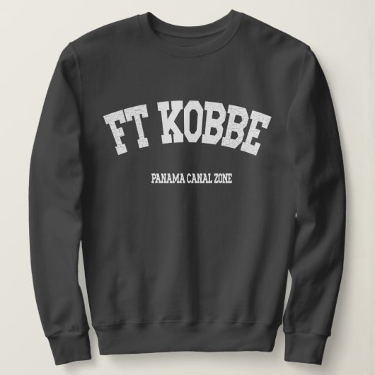 Panamakanal Zone: Ft. Kobbe Sweatshirt (Design vorne)