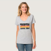 Panamakanal-Zone mit Farbbars T-Shirt (Vorderseite Vollansicht)