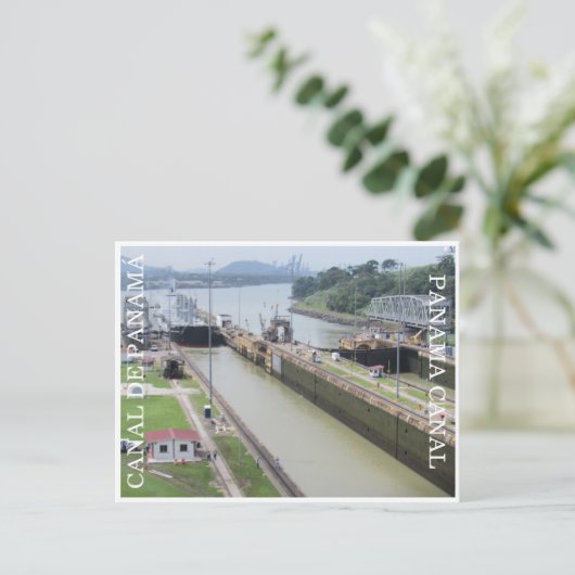 Panamakanalsee Postkarte (Stehend Vorderseite)