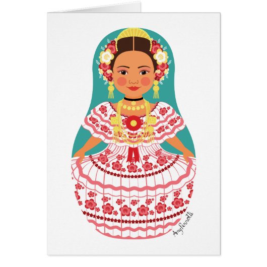Panamanian Matryoshka Card (Vorne)