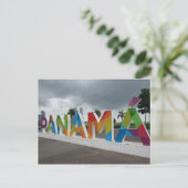 Panamasignatur Postkarte (Stehend Vorderseite)