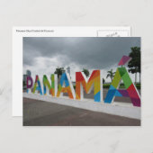 Panamasignatur Postkarte (Vorne/Hinten)