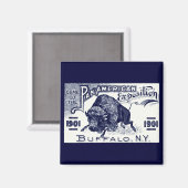 Panamerikanische Expo 1901 Magnet (Vorderseite/Rückseite)