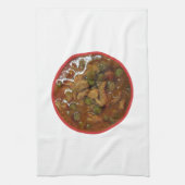 Panang Thai Curry [พ ะ น ง] ... Thailand Street Fo Geschirrtuch (Vertikal)