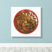 Panang Thai Curry [พ ะ น ง] ... Thailand Street Fo Leinwanddruck (Insitu (Holzboden))