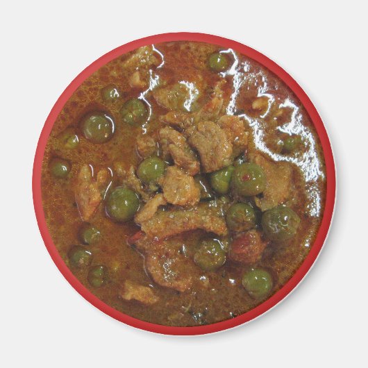 Panang Thai Curry [พ ะ น ง] ... Thailand Street Fo Magnet (Vorne)
