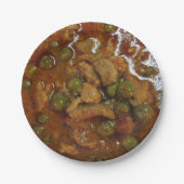 Panang Thai Curry [พ ะ น ง] ... Thailand Street Fo Pappteller (Vorderseite)