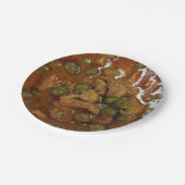 Panang Thai Curry [พ ะ น ง] ... Thailand Street Fo Pappteller (Schrägansicht)