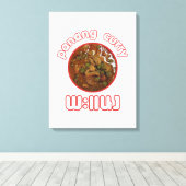 Panang Thai Curry ... Thailand Street Food Leinwanddruck (Insitu (Holzboden))