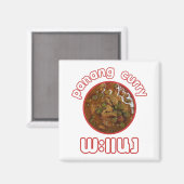 Panang Thai Curry ... Thailand Street Food Magnet (Vorderseite/Rückseite)