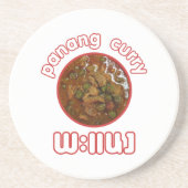 Panang Thai Curry ... Thailand Street Food Sandstein Untersetzer (Vorne)