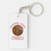Panang Thai Curry ... Thailand Street Food Schlüsselanhänger (Rückseite)