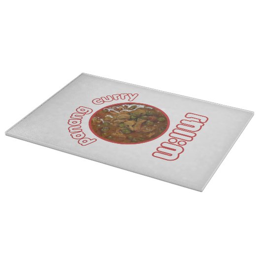 Panang Thai Curry ... Thailand Street Food Schneidebrett (Ecke)