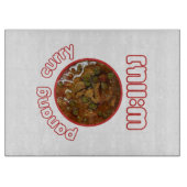 Panang Thai Curry ... Thailand Street Food Schneidebrett (Vorderseite)