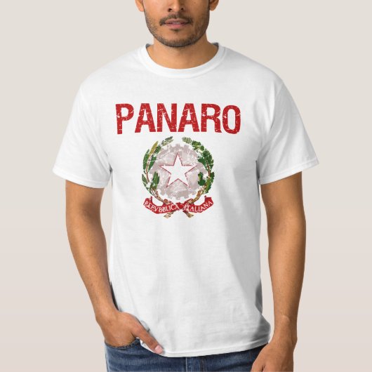 Panaro Italiener-Familienname T-Shirt (Vorderseite)