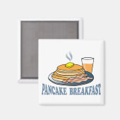 Pancake Bacon Juice Fundraiser Magnet (Vorderseite/Rückseite)