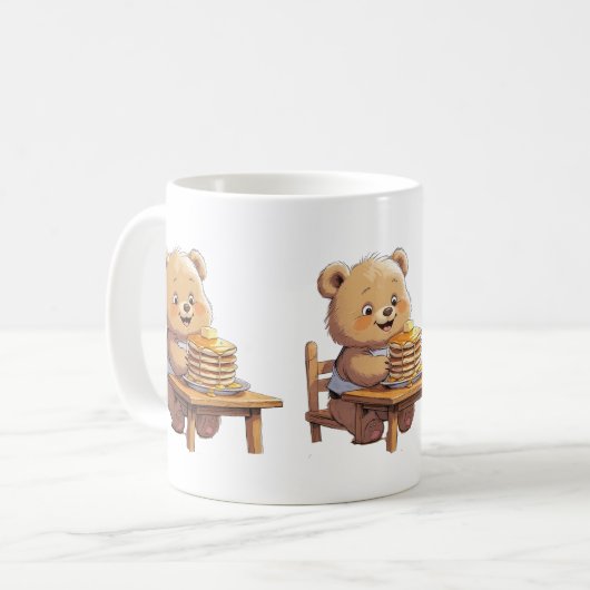 Pancake Bear Mug Kaffeetasse (Vorderseite Links)
