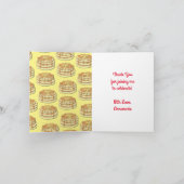 Pancake Birthday Party Flapjack Niedliche Kinder Karte (Innenseite)