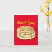 Pancake Birthday Party Flapjack Niedliche Kinder Karte (Gelbe Blume)