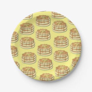 Pancake Birthday Party Flapjack Niedliche Kinder Pappteller