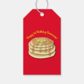 Pancake Birthday Party Geschenkanhänger (Vorderseite)