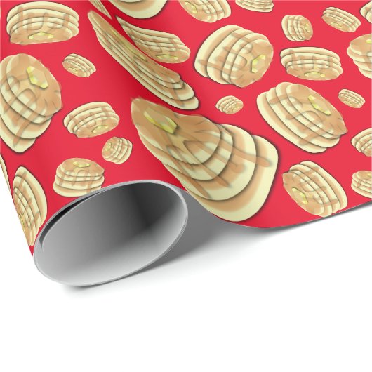 Pancake Birthday Party Geschenkpapier (Rolleneckpunkt)