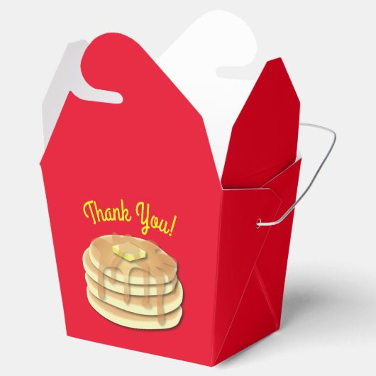 Pancake Birthday Party Geschenkschachtel (Geöffnet)