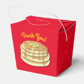 Pancake Birthday Party Geschenkschachtel (Rückseite)