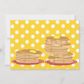 Pancake Breakfast Einladung (Rückseite)