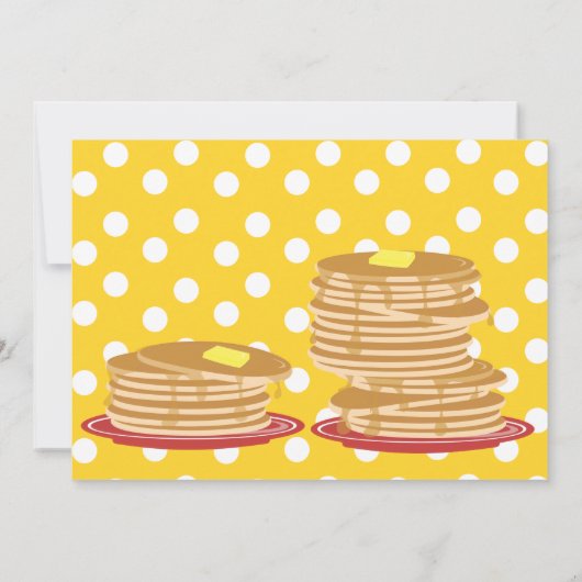 Pancake Breakfast Einladung (Rückseite)