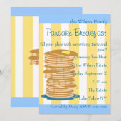 Pancake Breakfast Einladung (Vorne/Hinten)
