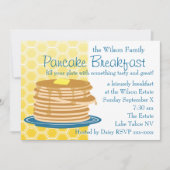Pancake Breakfast Einladung (Vorderseite)