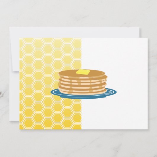Pancake Breakfast Einladung (Rückseite)