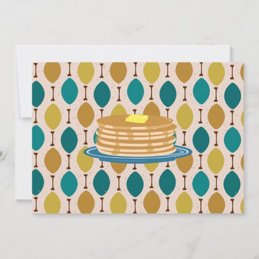 Pancake Breakfast Einladung (Rückseite)