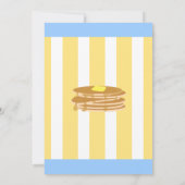 Pancake Breakfast Einladung (Rückseite)