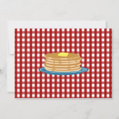 Pancake Breakfast Einladung (Rückseite)
