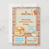 Pancake Breakfast Party Einladungen (Vorderseite)