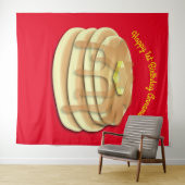 Pancake Breakfast Party Kinder Foto Stand Hintergr Wandteppich (Beispiel (Horizontal))