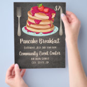 Pancake Breakfast Werbeaktion Flyer (Hand)