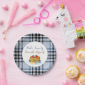 Pancake Brunch Kariert Pappteller (Party)