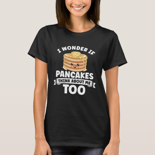 Pancake Brunch Pancake Maker Breakfast for Women T-Shirt (Vorderseite)