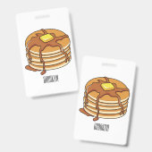 Pancake Cartoon Ausweis (Vorder- & Rückseite)
