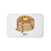 Pancake Cartoon Badematte (Vorderseite)