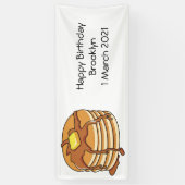 Pancake Cartoon Banner (Vertikal)