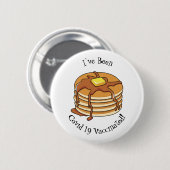 Pancake Cartoon Button (Vorne & Hinten)